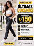JOGGER LÁTEX MATE AFELPADO – CÓDIGO 790