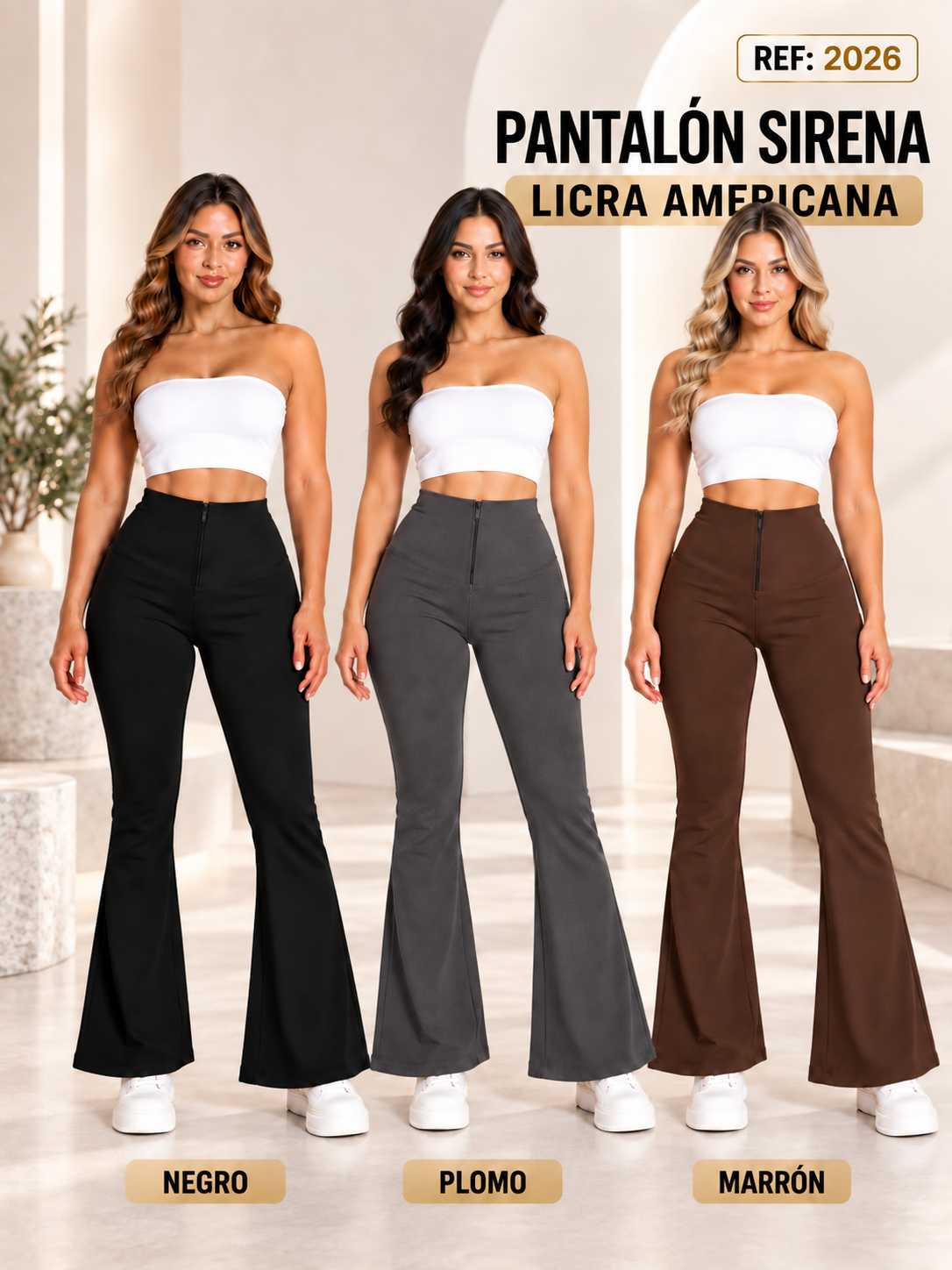 Pantalón Sirena Licra Americana – Código 2026