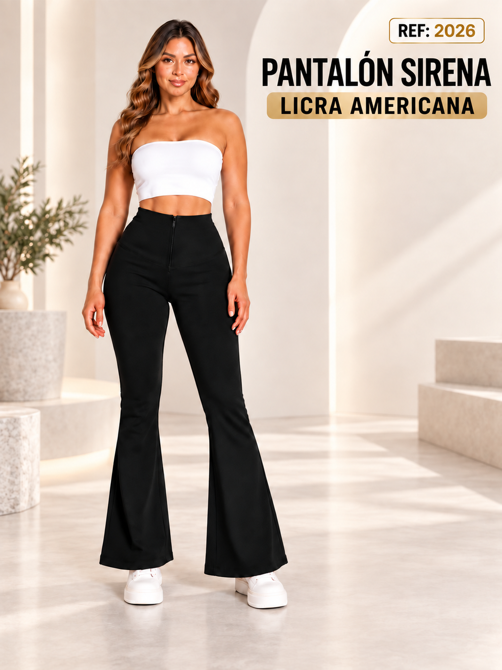 Pantalón Sirena Licra Americana – Código 2026