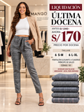 Pantalón Príncipe de Gales con Interior de Peluche – Código 761