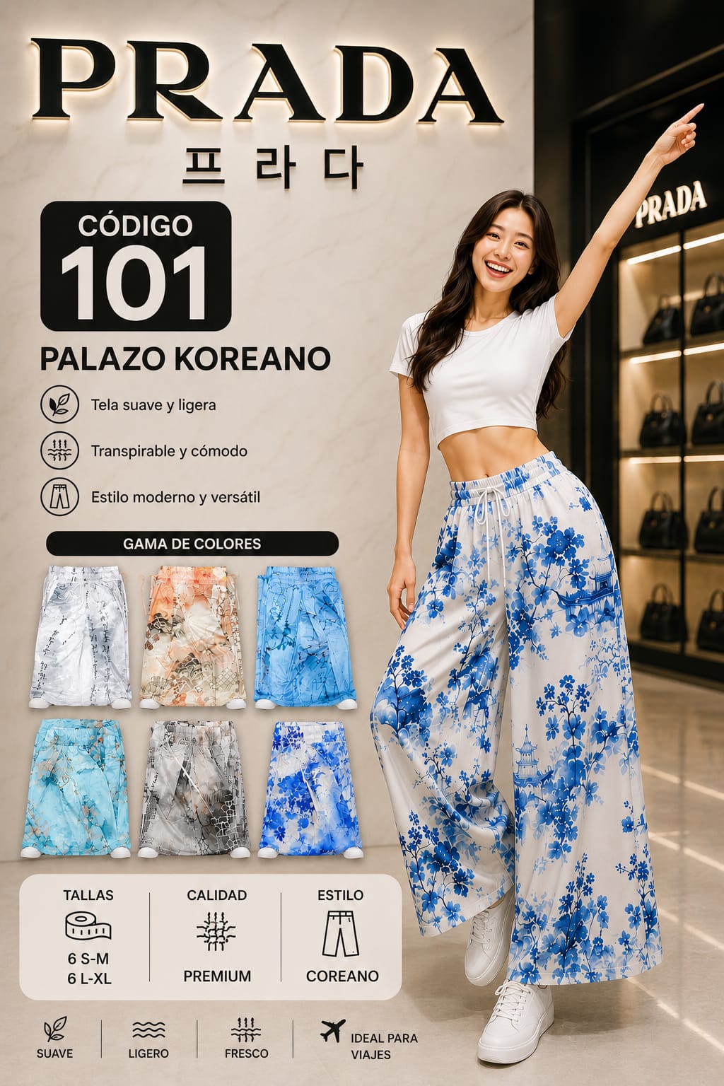 PALAZO KOREANO PREMIUM – CÓDIGO 101